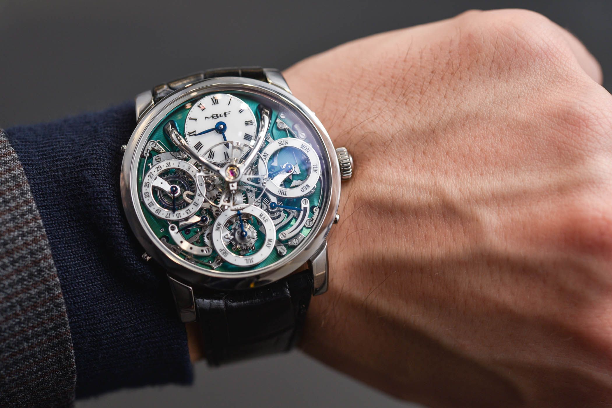 Kỳ Lân Luxury mbandf legacy machine perpetual titanium lm perpetual ti 2 TÌM HIỂU HAI CHỨC NĂNG PERPETUAL VÀ ANNUAL TRÊN ĐỒNG HỒ