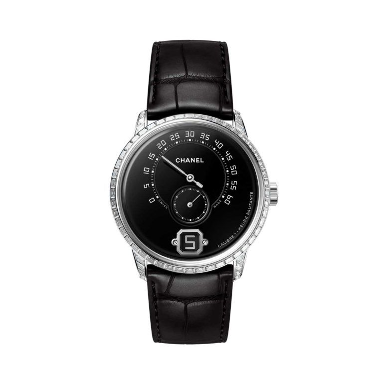 Kỳ Lân Luxury monsieur de chanel duoc trang bi calibre 1 Đồng hồ Chanel Calibre 5 J12 Diamond Tourbillon