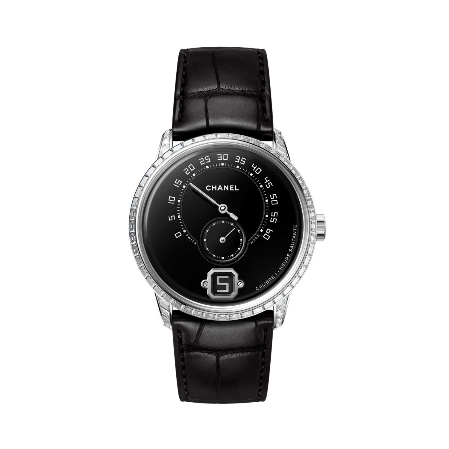 Kỳ Lân Luxury monsieur de chanel duoc trang bi calibre 1 Đồng hồ Chanel Calibre 5 J12 Diamond Tourbillon