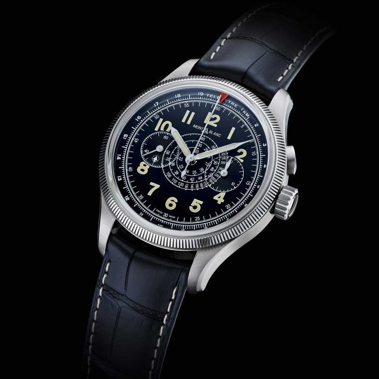 Kỳ Lân Luxury montblanc 1858 minerva monopusher chronograph red arrow le88 2 Những phiên bản đồng hồ Montblanc 1858 hoàn hảo