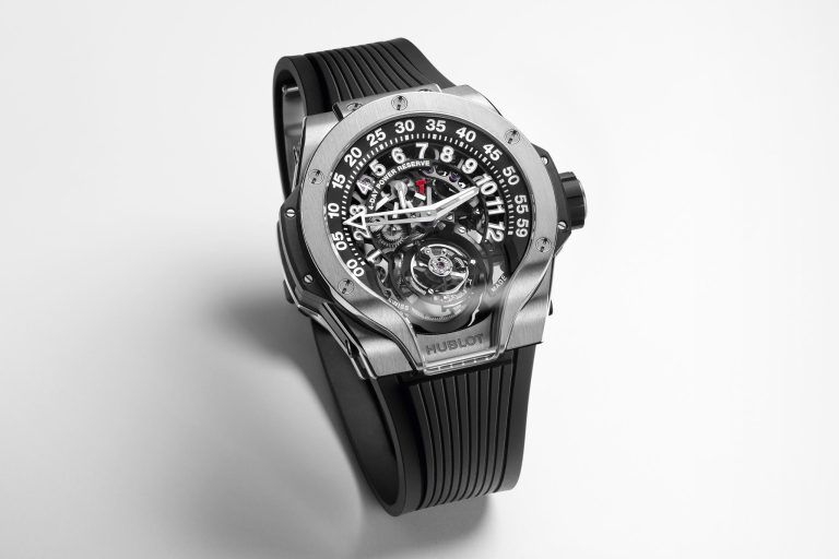 Kỳ Lân Luxury mp 13 tourbillion bi axis retrograde 44mm Đồng hồ Hublot MP-13 TourbIillon Bi-Axis Retrograde