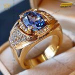 Kỳ Lân Luxury nhan oceanic opulence vang nguyen khoi au750 dinh da quy 2 Nhẫn Oceanic Opulence vàng nguyên khối Au750 đính đá quý