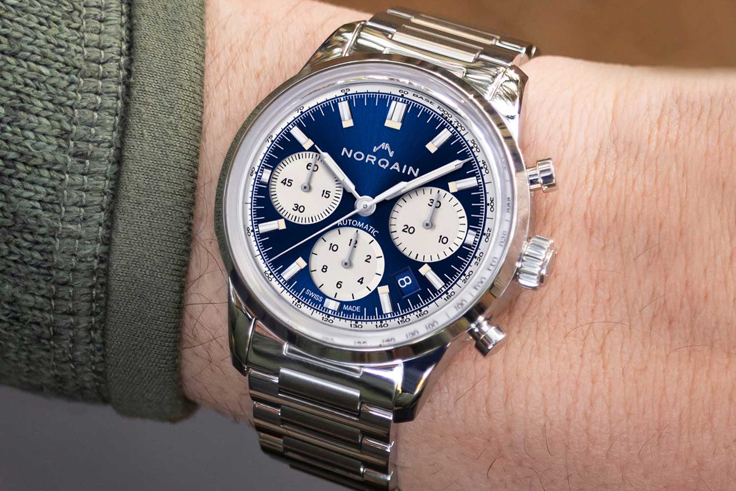Kỳ Lân Luxury norqain freedom 60 chronograph Norqain Freedom 60 Chronograph chiếc đồng hồ thuần chay
