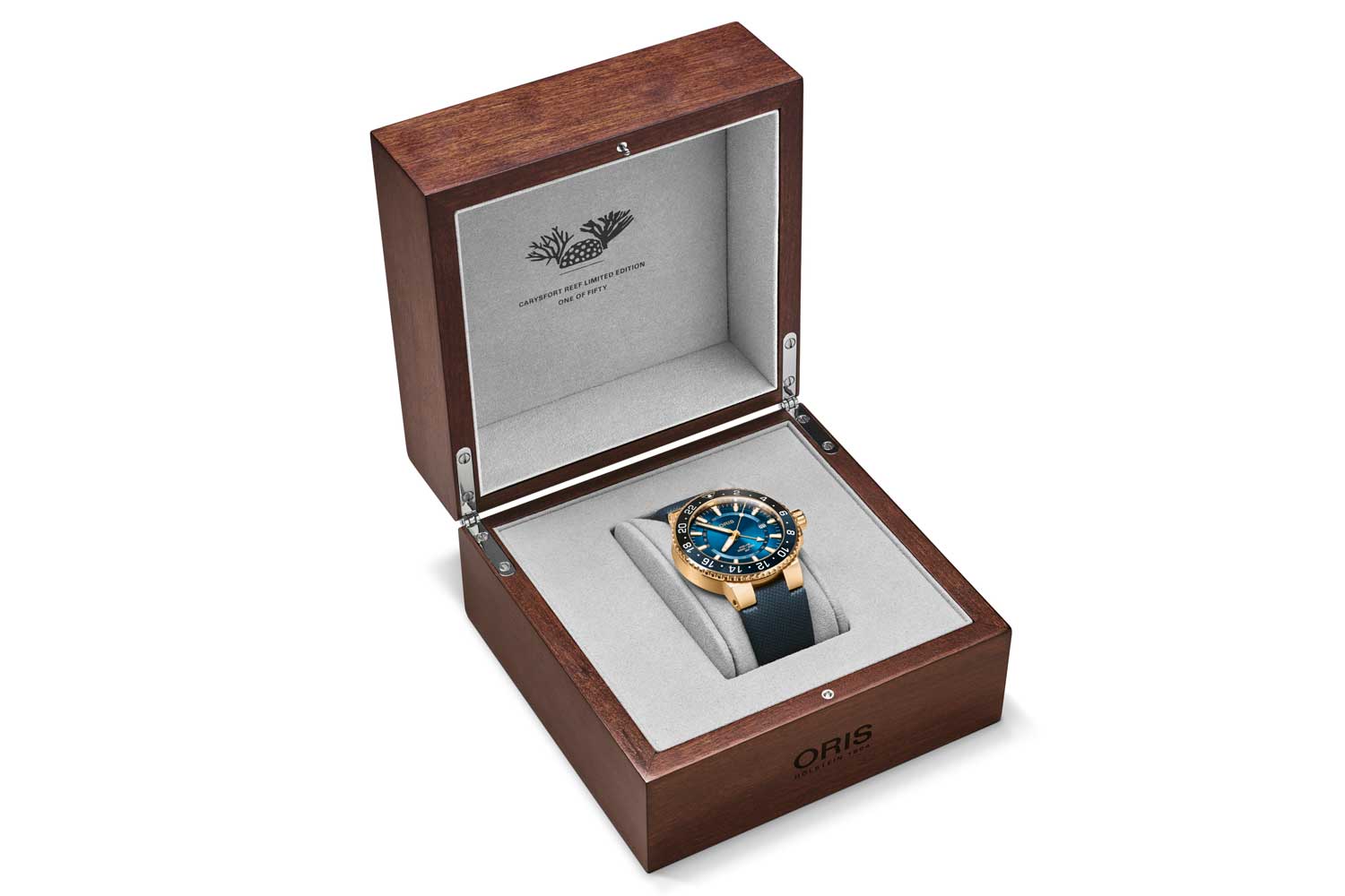 Đồng hồ Oris Carysfort phiên bản giới hạn Yellow Gold Aquis