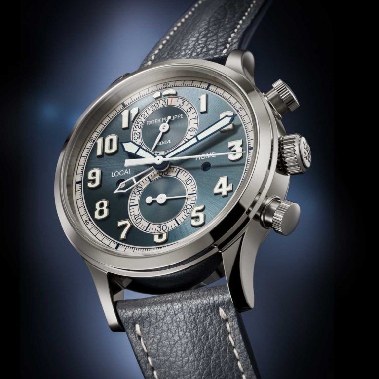 Kỳ Lân Luxury patek philippe calatrava pilot travel time chronograph Đồng hồ Patek Philippe Calatrava Pilot Travel Time Chronograph 5924G