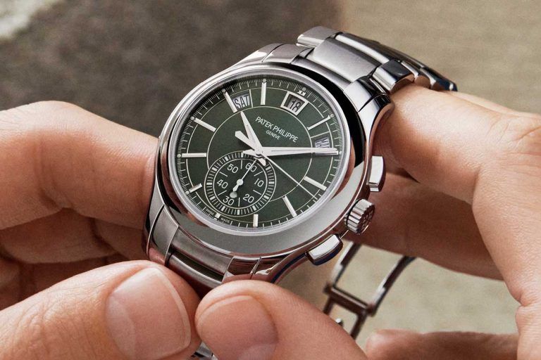 Kỳ Lân Luxury patek philippe gioi thieu dong ho bam gio flyback lich hang nam 5905 bang thep 2 Patek Philippe giới thiệu Đồng hồ bấm giờ Flyback Lịch hàng năm 5905 bằng thép