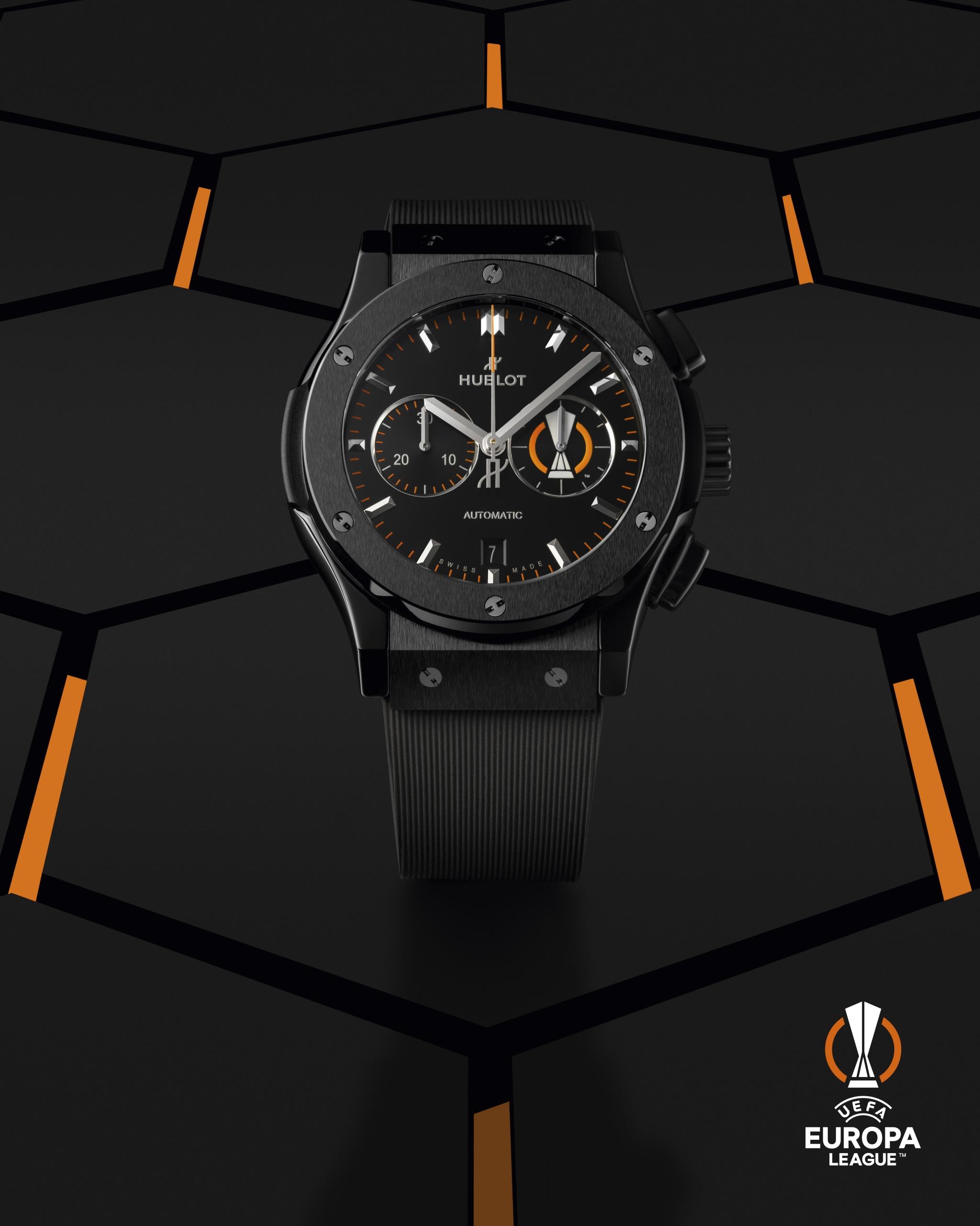 Phiên bản Hublot Classic Fusion Chronograph Uefa Europa Leahue Ceramic 