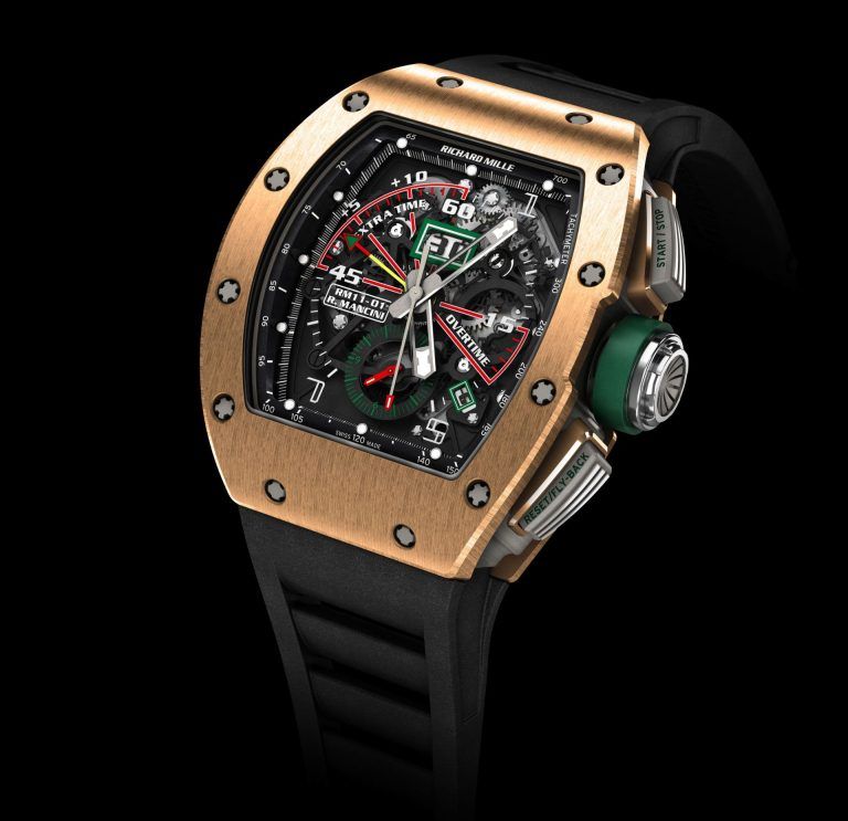 Kỳ Lân Luxury richard mille rm 11 01 automatic chronograph roberto mancini 18835 Điểm mặt top 8 siêu phẩm Richard Mille trong 5 tháng đầu năm 2021 (PHẦN 2)