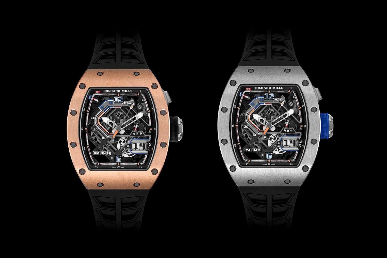 Kỳ Lân Luxury richard mille rm 30 01 with declutchable rotor 1 Đồng hồ cơ khí Richard Mille RM 30-01 với Rotor mới
