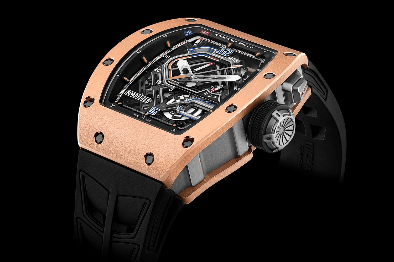 Đồng hồ cơ khí Richard Mille RM 30-01 với Rotor mới