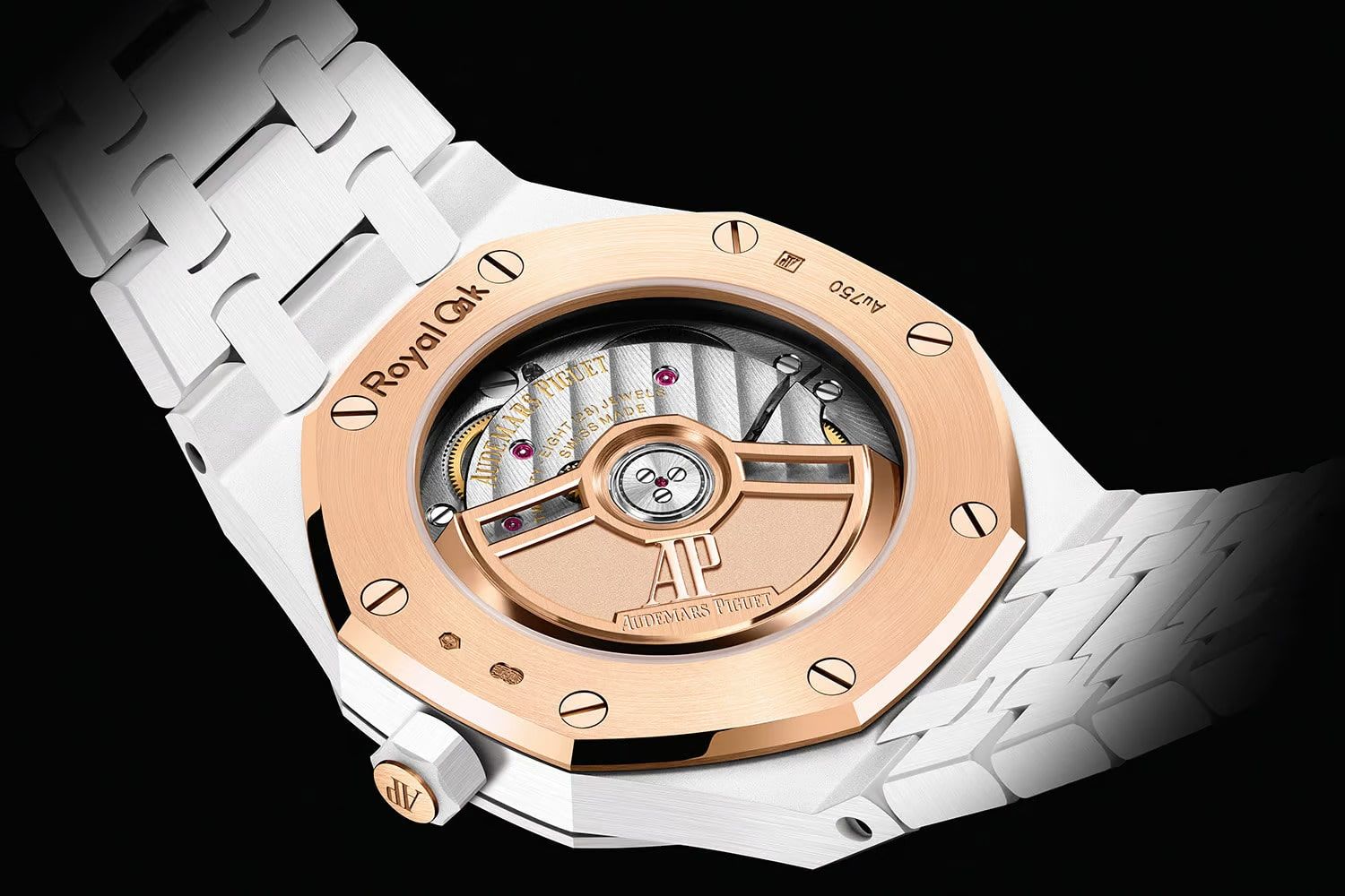 Đồng hồ Audemars Piguet Royal Oak gốm trắng