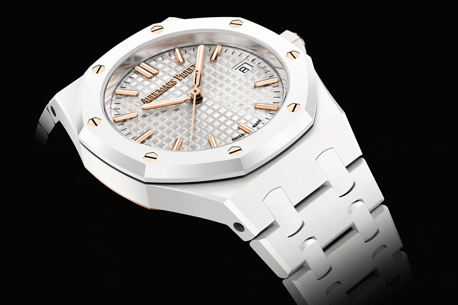 Đồng hồ Audemars Piguet Royal Oak gốm trắng