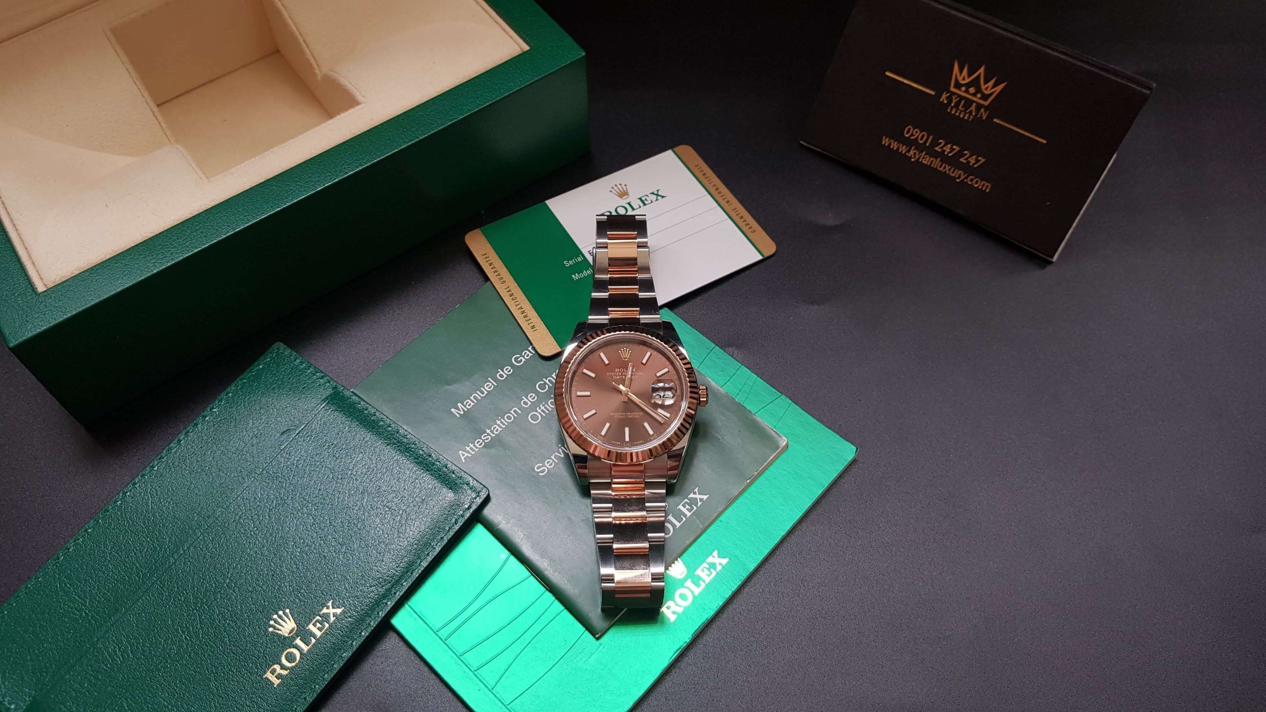 Kỳ Lân Luxury rolax date just fullbox 44 1 scaled Tất tần tật thông tin về dòng đồng hồ Rolex Datejust đến từ thương hiệu Rolex