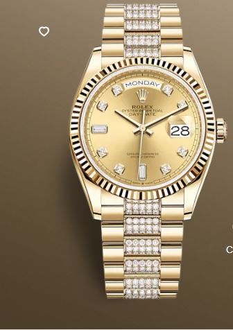 Kỳ Lân Luxury rolex day date 36 vang vang 18 ct m128238 0026 2 ROLEX DAY-DATE 36 Vàng vàng 18 ct - m128238-0026