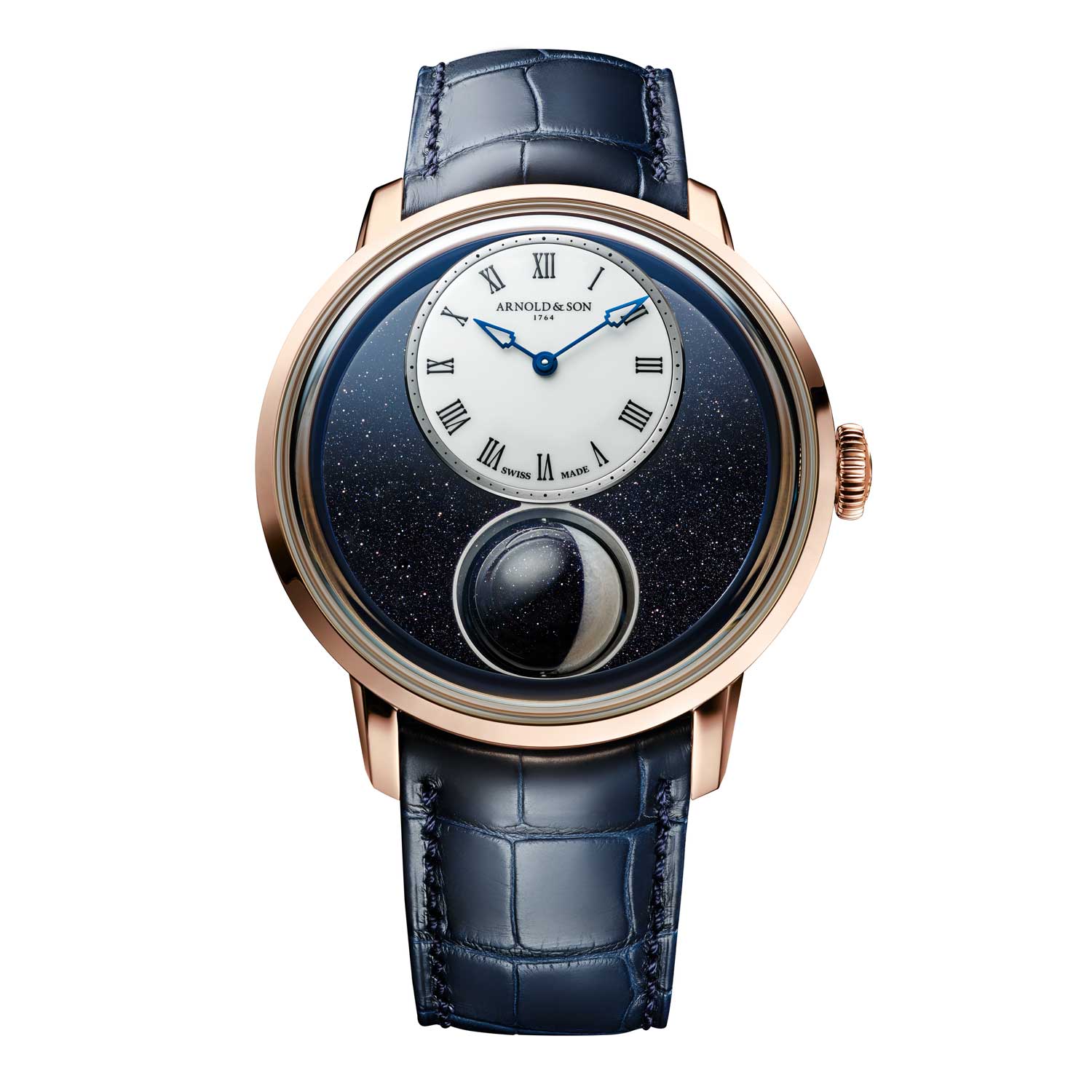 Siêu phẩm đồng hồ mặt trăng Arnold & Son Luna Magna