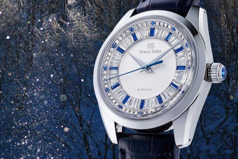 Kỳ Lân Luxury sieu pham grand seiko sbgd205 platinum diamond va sapphire 1 Siêu phẩm Grand Seiko SBGD205 Platinum, Diamond và Sapphire