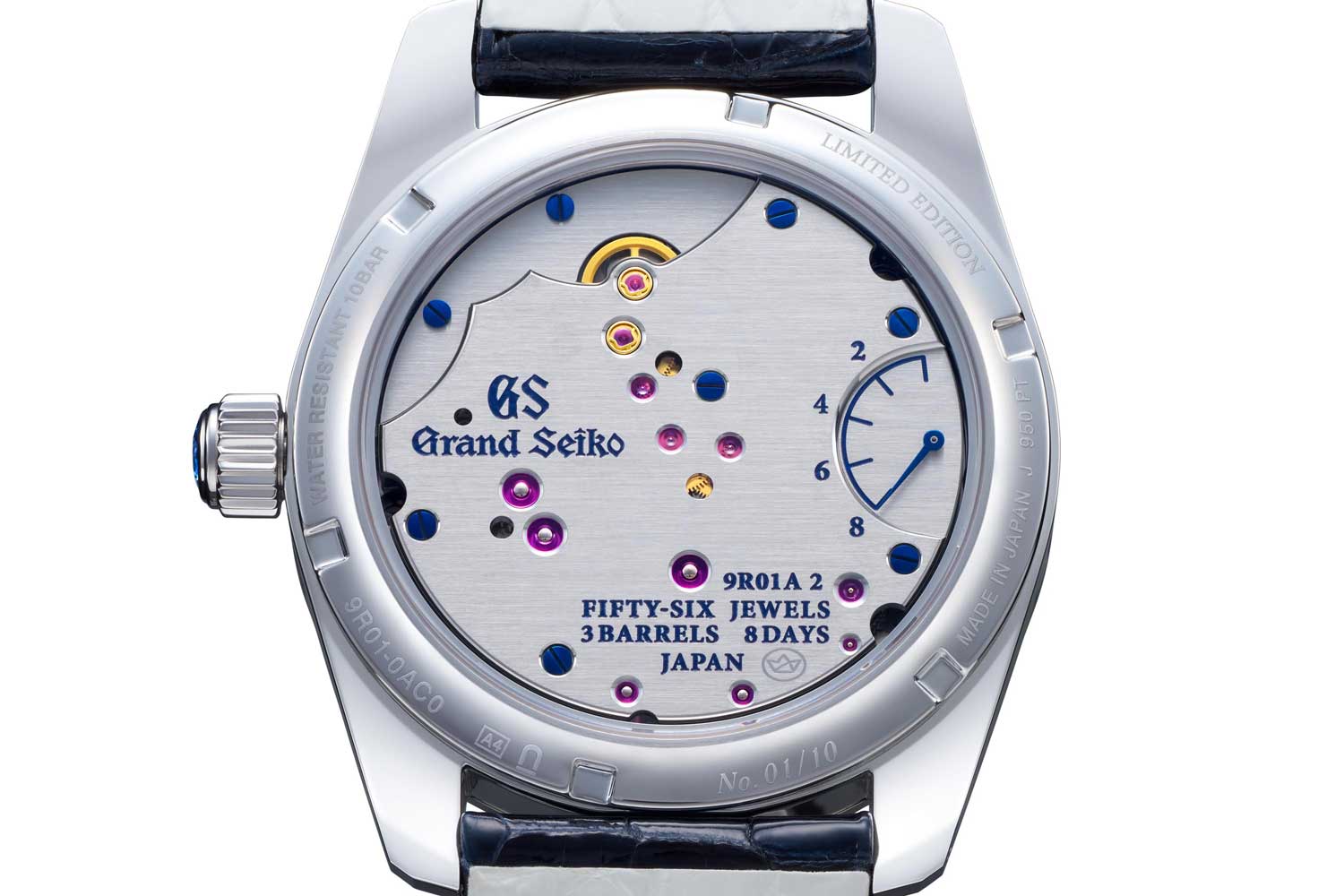 Siêu phẩm Grand Seiko SBGD205 Platinum, Diamond và Sapphire