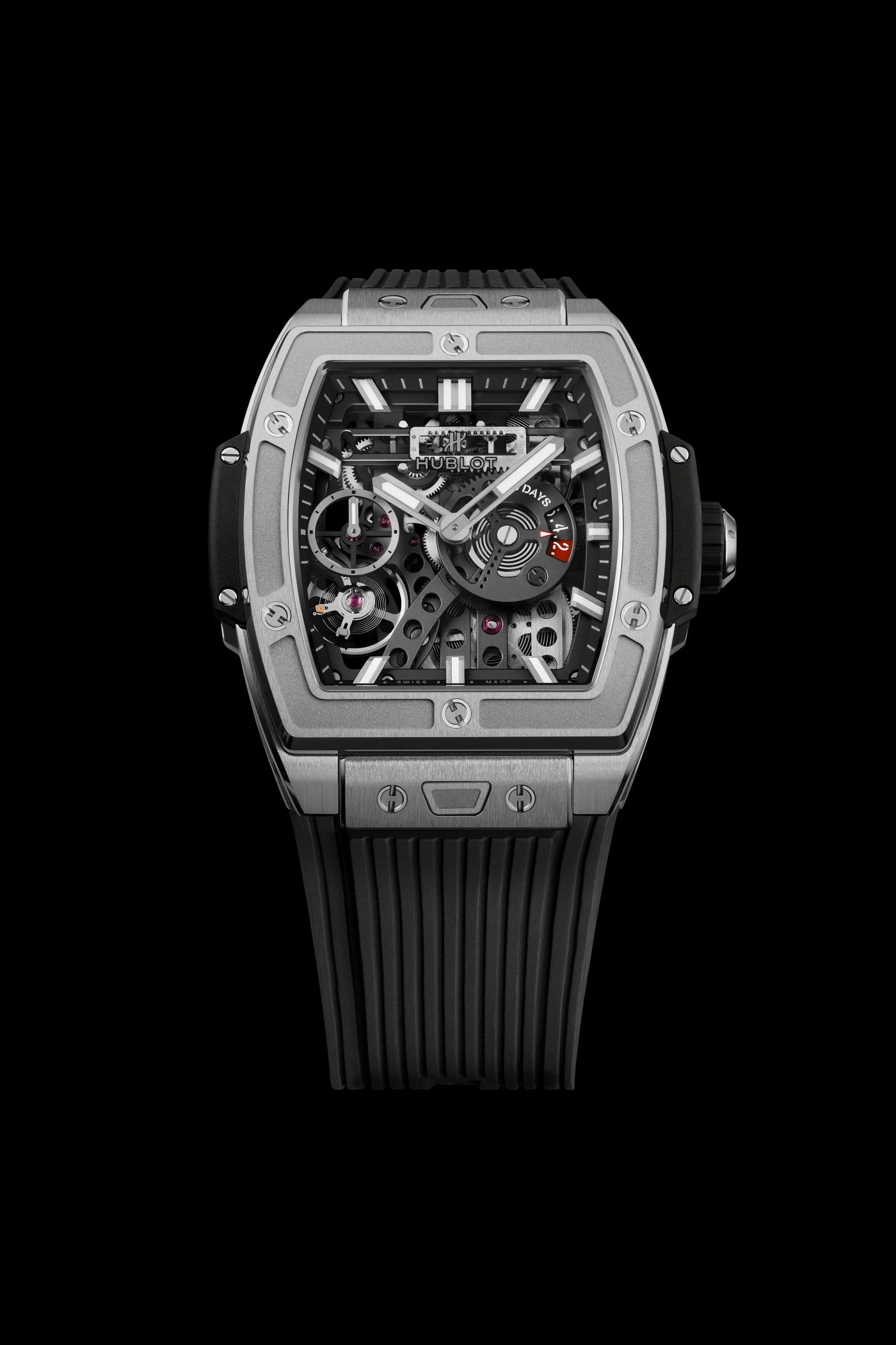 Kỳ Lân Luxury spirit of big bang meca 10 titanium 45 mm 614 nx 1170 rx carousel 3 HUBLOT SPIRIT OF BIG BANG MECA-10 TITANIUM