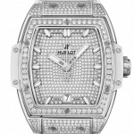 Kỳ Lân Luxury spirit of big bang titanium white full pave 39 mm 665 ne 9010 lr 1604 soldier shot 2 HUBLOT SPIRIT OF BIG BANG TITANIUM WHITE FULL PAVÉ