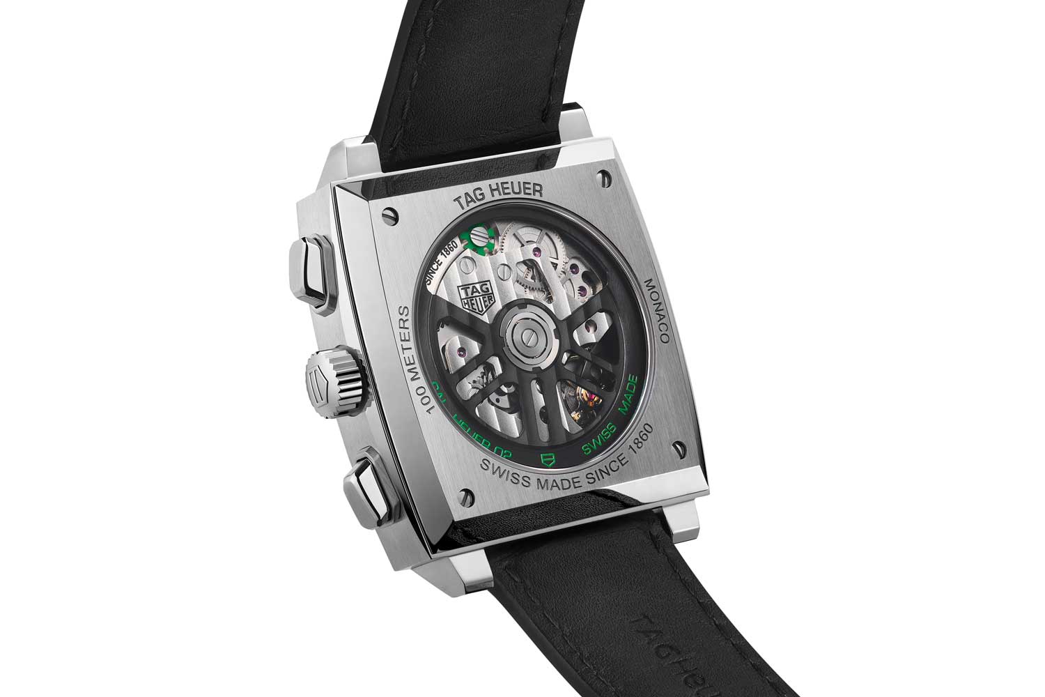 TAG Heuer Monaco Green Dial cổ máy thời gian giới hạn