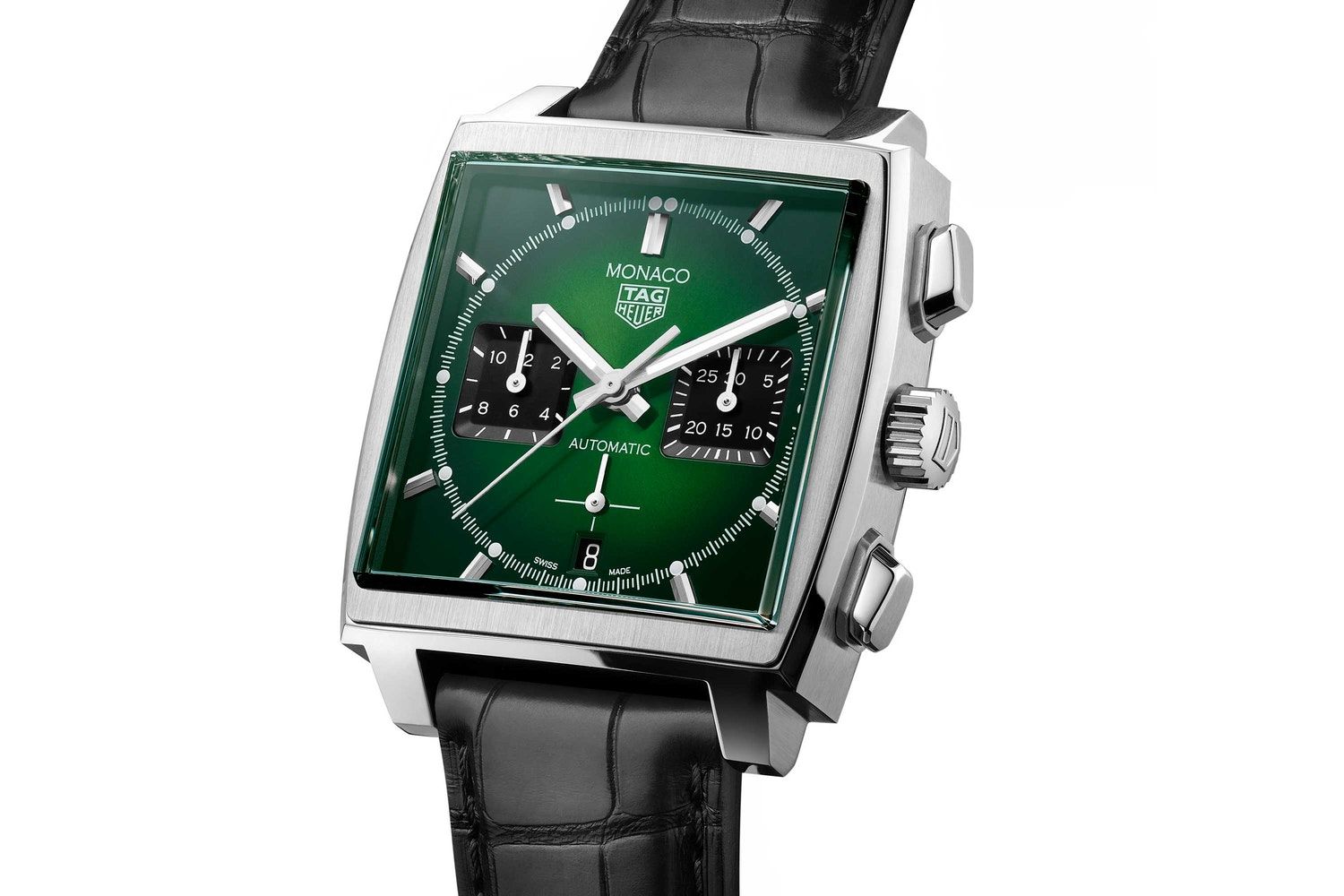 Kỳ Lân Luxury tag heuer monaco green dial 6 TAG Heuer Monaco Green Dial cổ máy thời gian giới hạn