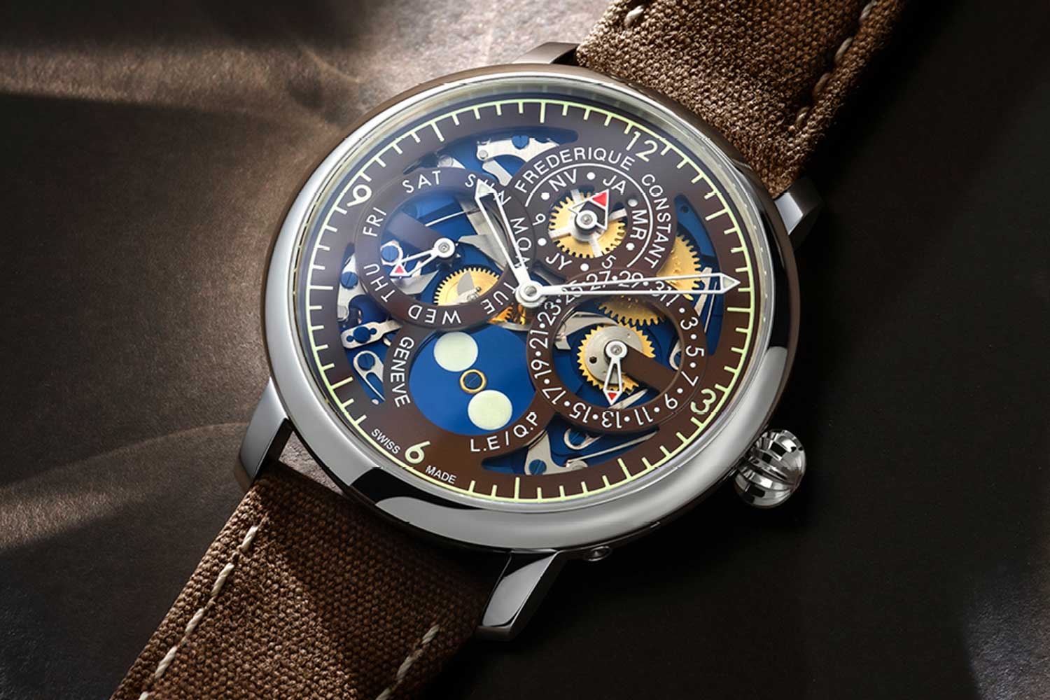 Kỳ Lân Luxury tnw x frederique constant slimline perpetual calendar 1 Đồng hồ lịch vạn niên Frederique Constant Slimline