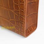 Kỳ Lân Luxury tu i cluch da ca alligator 14 1 scaled 1 Túi clutch da cá alligator brown