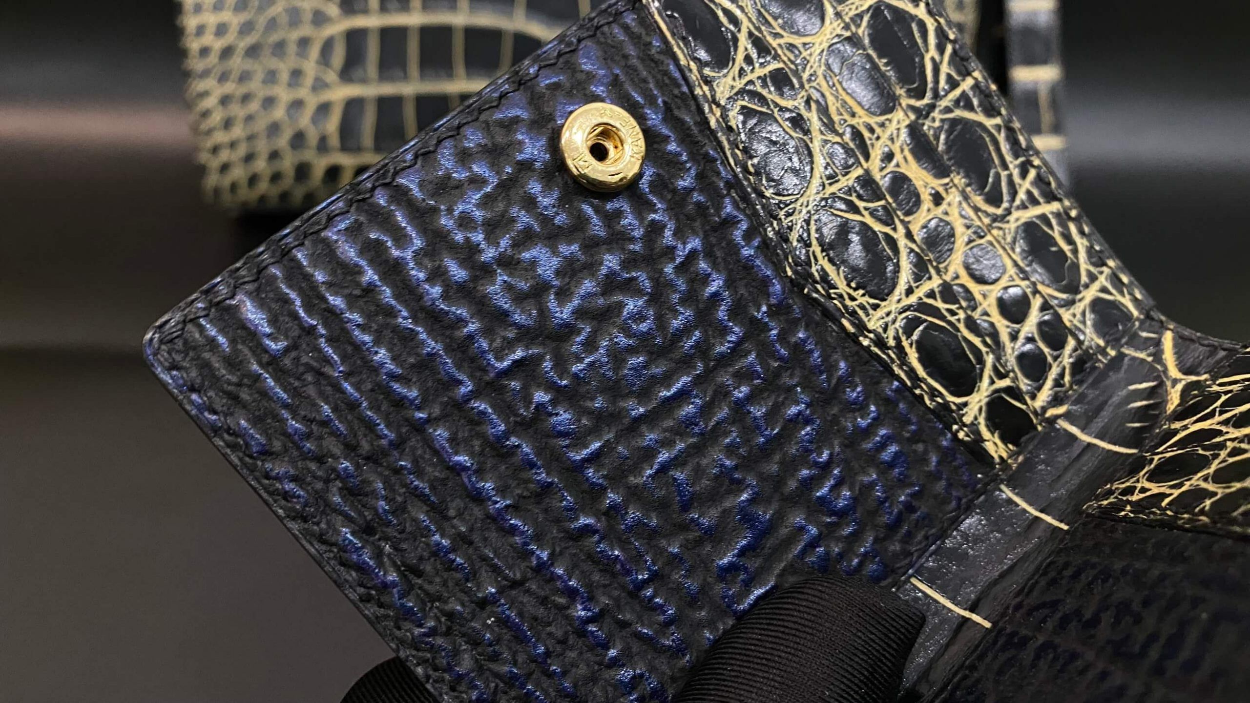 Kỳ Lân Luxury tui clutch alligator dark green 42 scaled Túi Clutch Alligator Dark Green