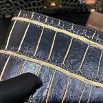 Túi Clutch Alligator Dark Green