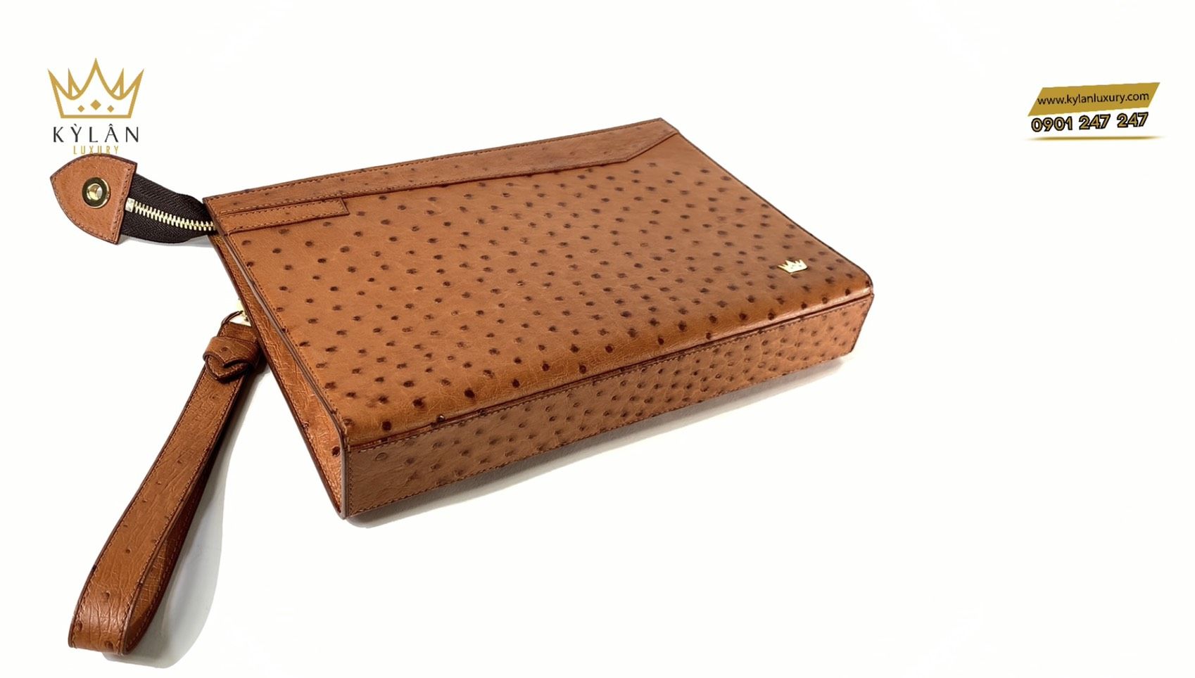 Kỳ Lân Luxury tui clutch da da dieu mau cam dat 6 fff81783 3f97 4ed9 8a09 4ab917c99bf8 Túi clutch da đà điểu màu cam đất