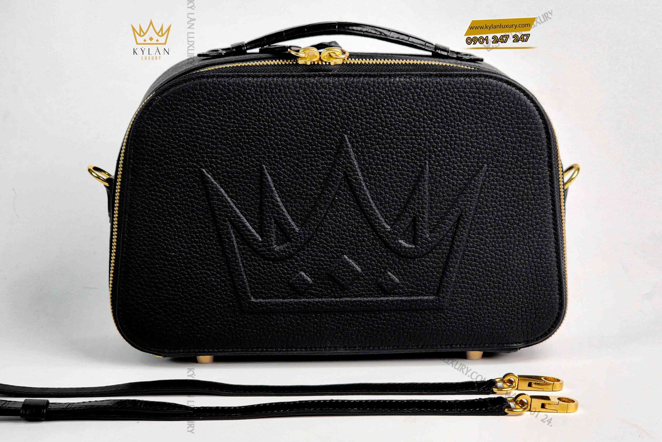 Kỳ Lân Luxury tui clutch kylan signature da togo mix da ca alligator 2 scaled Túi Clutch KyLan Signature da Togo mix da cá Alligator