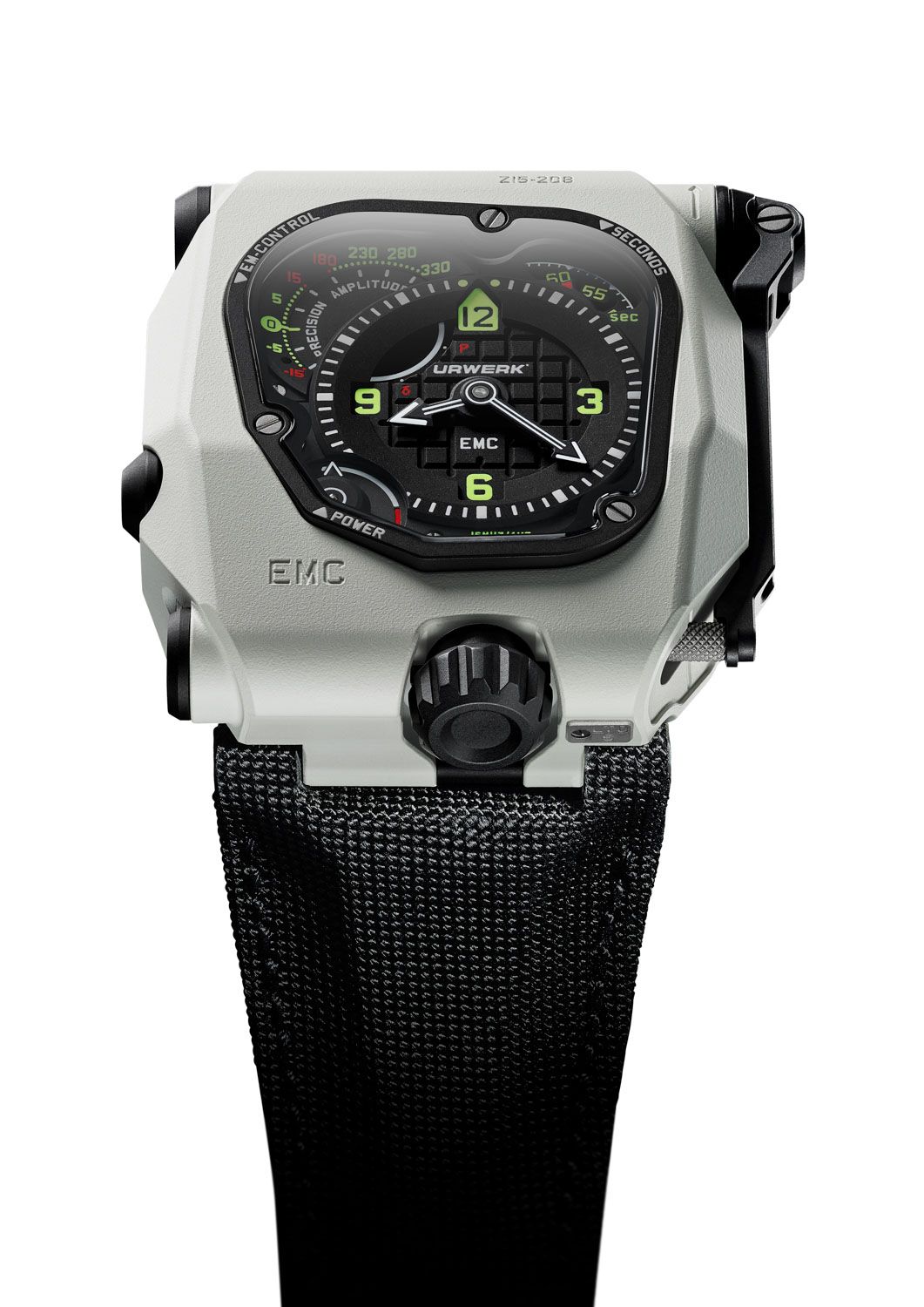 URWERK EMC TimeHunter “StormTrooper” đồng hồ bằng gốm trắng
