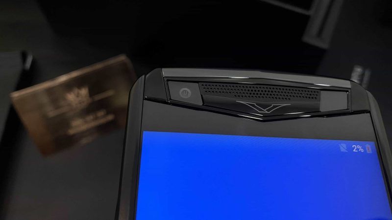 Vertu Aster P Aligator Black