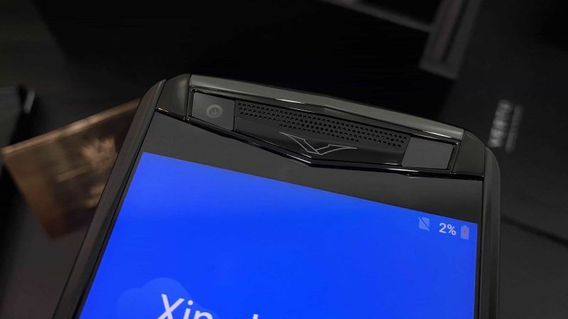 Vertu Aster P Aligator Black