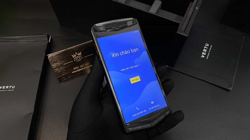 Vertu Aster P Aligator Black