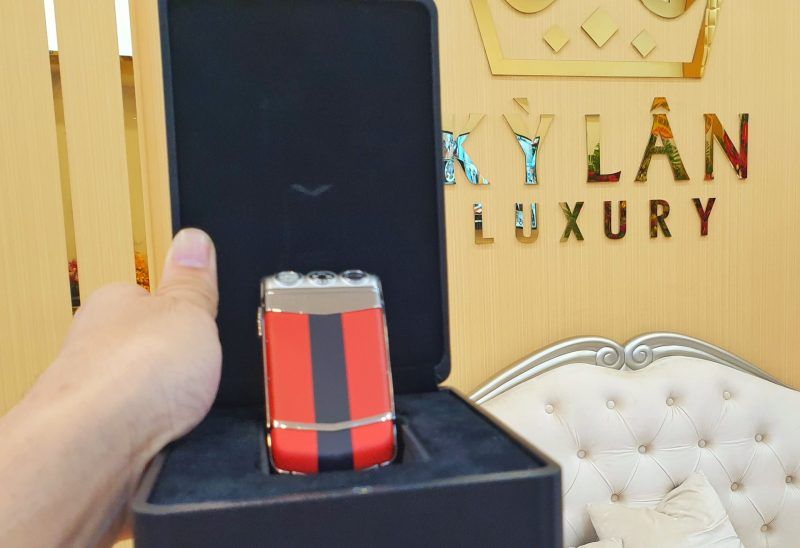 Kỳ Lân Luxury vertu ayxta black red fullbox 2 1 Vertu Ayxta Black Red Fullbox