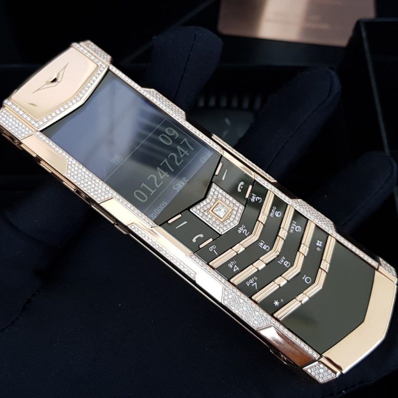 Vertu Signature S Full Gold Mix Diamond