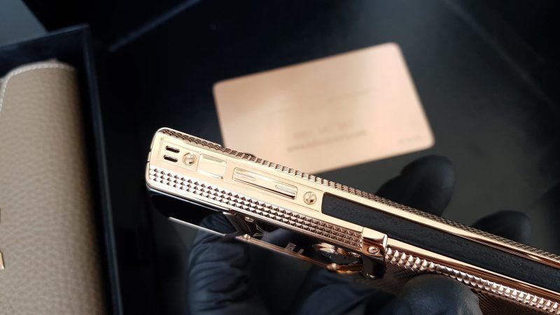 Vertu Signature S Clous De Paris Gold Mix Diamond