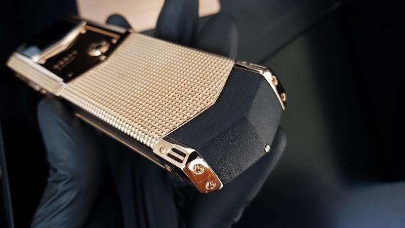 Vertu Signature S Clous De Paris Gold Mix Diamond