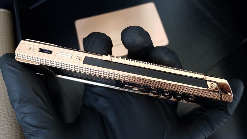 Vertu Signature S Clous De Paris Gold Mix Diamond
