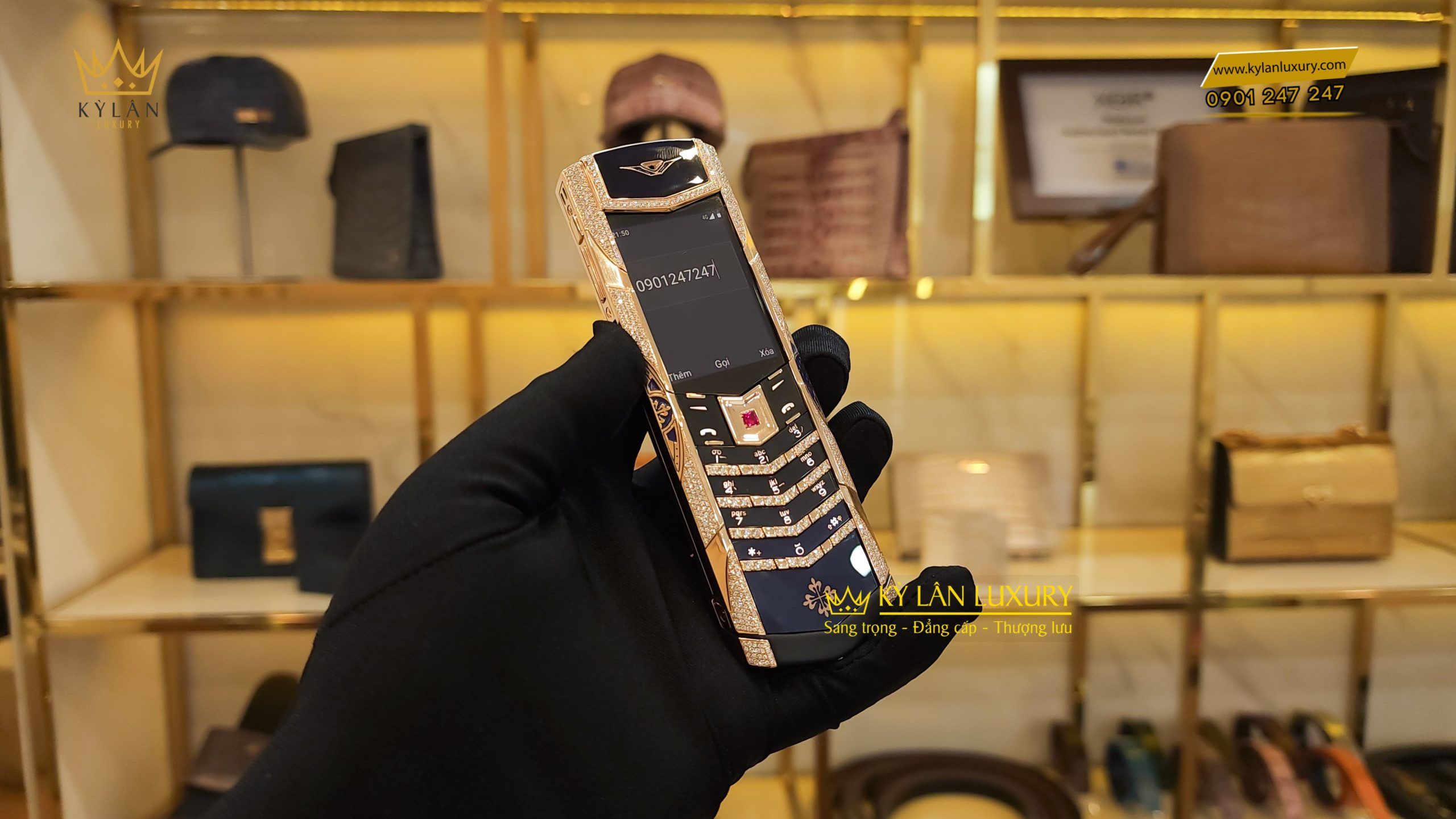 Kỳ Lân Luxury vertu signature s gold patek philippe blue 6 scaled Vertu Signature V Gold Patek Philippe Blue