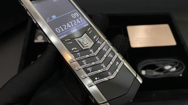 Kỳ Lân Luxury vertu signature s steel mix diamond 1 1 scaled 1 Vertu Signature S Steel Mix Diamond