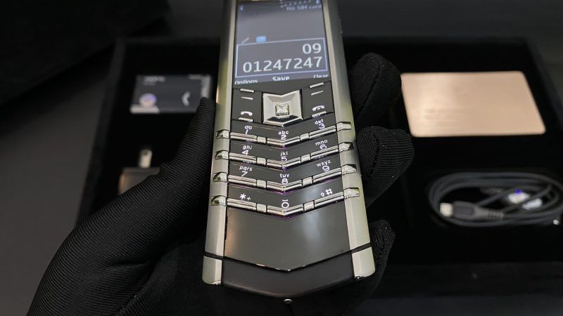 Kỳ Lân Luxury vertu signature s steel mix diamond 9 1 scaled 1 Vertu Signature S Steel Mix Diamond