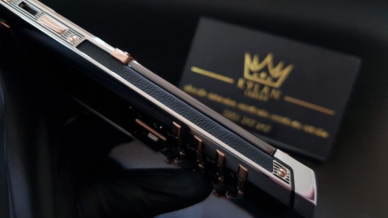 Kỳ Lân Luxury vertu signature s thep che tac diem ma vang 26 scaled 1 Vertu Signature S thép điểm vàng hồng