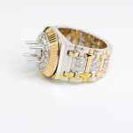 Vỏ nhẫn Rolex vàng vàng 18k Au750