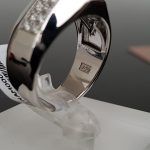 Vỏ nhẫn kim cương vàng trắng 18K