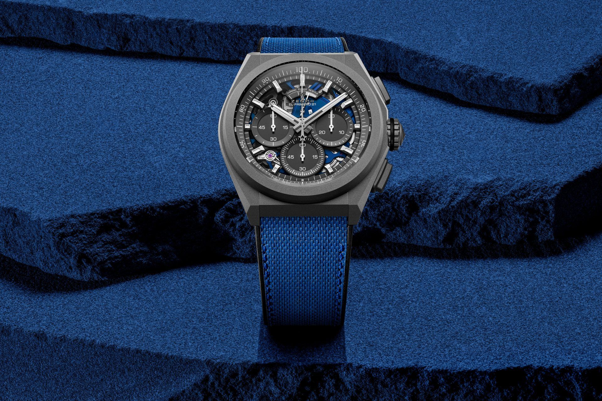 Kỳ Lân Luxury zenith defy 21 ultrablue Đồng hồ bấm giờ Zenith DEFY 21 Ultrablue