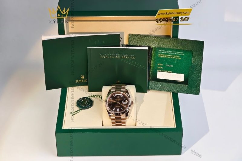 Đồng Hồ Rolex Day- Date M228235-0003 Rose Gold