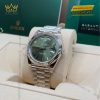 Đồng hồ Rolex Day Date 40 platinum xanh olive 228236-0008
