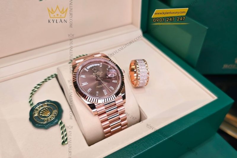 Đồng Hồ Rolex Day- Date M228235-0003 Rose Gold